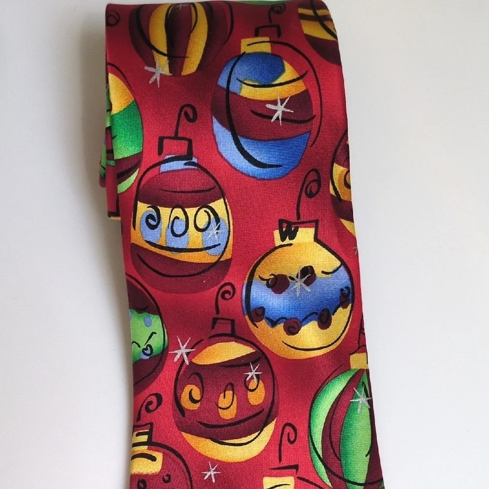 Jerry Garcia Holiday Christmas Tie Abstract Ornaments‎ Collection Fifty Eight 58